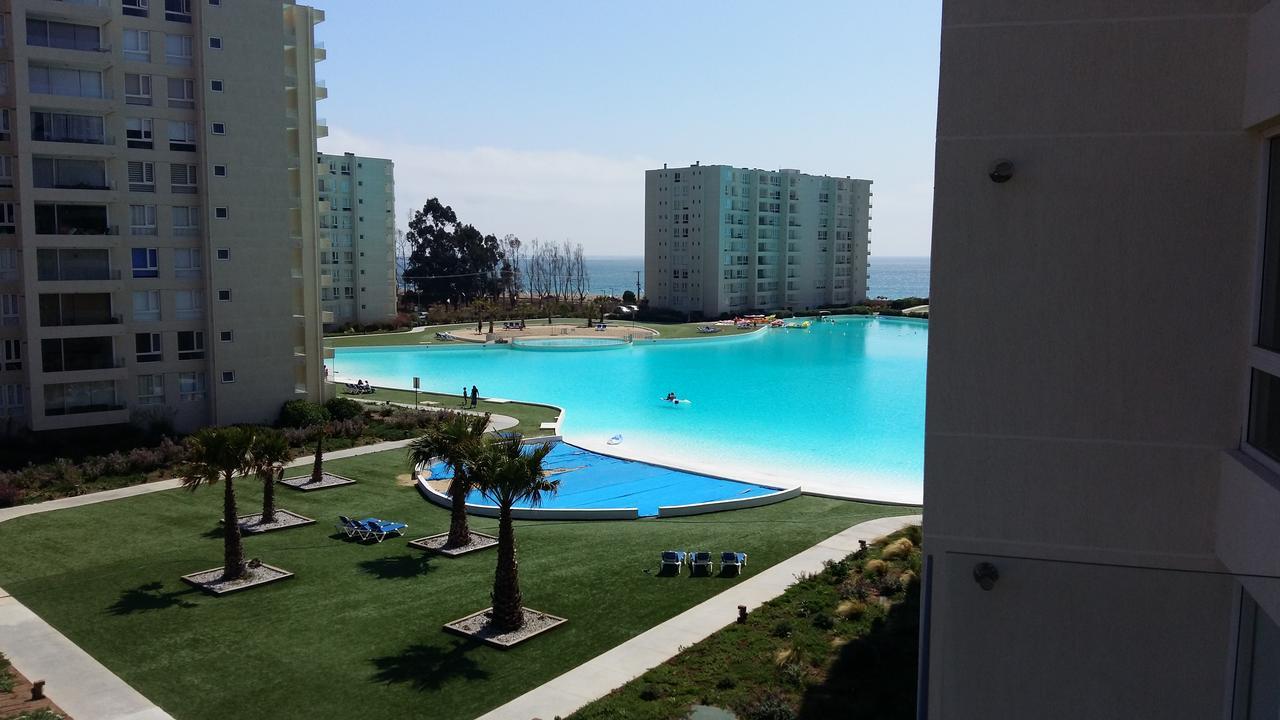 Papudo Laguna Vista Al Mar Y Piscina Eksteriør billede